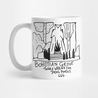 Bohemian grove Mug